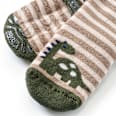 Stoppersocken mit Dino-Motiv, braun, Gr. 23/24 ALANA