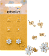 Ohrstecker Blumen, Gold-Optik ebelin