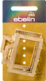 Haarklammer Metall beige, Gold-Optik ebelin