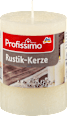 Stumpenkerze Rustik elfenbein 80/58 Profissimo