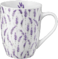 Kaffeebecher Lavendelbündel, weiß BOLTZE