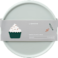 Teller aus recyceltem PET-Material "Celebration", dusty mint (20x1 cm) LIEWOOD