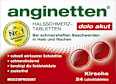 dolo akut Halstabletten Kirsche zuckerfrei anginetten