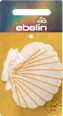 Haarklammer Muschel-Form ebelin