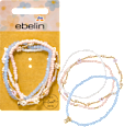 Armbänder mit Perlen & Blumen, Pastell-Töne ebelin