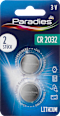 Batterien	Knopfzelle CR2032 Paradies