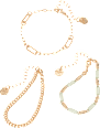Armbänder mit Steinen, Gold-Optik ebelin
