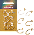 Creolen mit Perlen, Gold-Optik ebelin