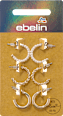 Creolen mit Perlen, Gold-Optik ebelin