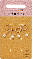 Ohrstecker Schleifenform, Gold-Optik ebelin