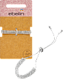 Armband mit Strass, Silber-Optik ebelin