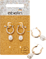 Creolen mit Perle, Gold-Optik ebelin