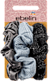 Scrunchies schwarz/grau ebelin