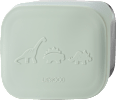 Lunchbox Dino aus Edelstahl, dusty mint (5,5x17x13,5 cm) LIEWOOD