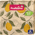 Servietten "Zitrone" aus Recyclingmaterial (33x33cm) Profissimo