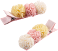 Haarclips Stoff Pompoms ebelin