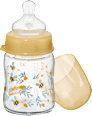 Babyflasche aus Glas Weithals 120 ml, gelb babylove
