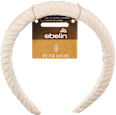 Haarreif gepolstert recycelt beige ebelin