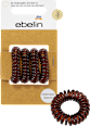 Haargummis Spirale klein braun ebelin