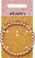 Armband elastisch mit lilafarbenen Strasssteinen ebelin