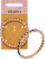 Armband elastisch mit lilafarbenen Strasssteinen ebelin