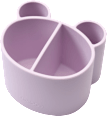 Schreibtisch-Organizier Bärenform, light lavendar, (9x12x12 cm) LIEWOOD