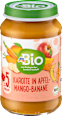 Früchte Karotte, Apfel, Mango, Banane ab dem 5. Monat dmBio