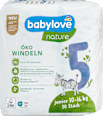 Pieluszki rozmiar 5, junior, 10-16 kg babylove nature