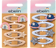 Haarclips Regenbogen/Weltraum ebelin