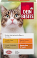 Nassfutter Katze Geflügel in Sauce, Multipack (12x100 g) Dein Bestes