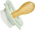 Schnuller Latex symmetrisch, Eukalyptus/Mint, Gr.3,  ab 16 Monate babylove