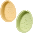 Silikonbackform Ei, gelb, grün Dekorieren & Einrichten