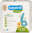 Windeln Gr. 6 XL (15-20 kg) babylove nature
