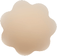 Silikon Nipple Pads Sheer Elegance ivory (2 Paar) ebelin