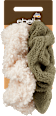 Scrunchies Teddy creme, khaki ebelin
