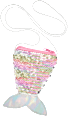 Tasche Meerjungfrauenflosse mit Pailletten ebelin