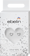 Kolczyki srebrne 925 serce ebelin