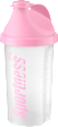 Shaker za pripravo napitkov, pink (500 ml) Sportness