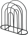 Serviettenhalter Metall schwarz  BOLTZE