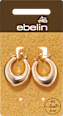 Creolen Tropfenform, Gold-Optik ebelin
