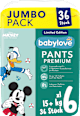 Premium plenkové kalhotky, velikost 6 Jumbopack babylove