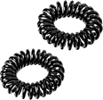 Haargummis Spirale klein schwarz ebelin