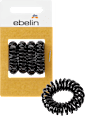 Haargummis Spirale klein schwarz ebelin