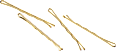 Haarschieber midi Gold-Optik ebelin