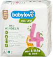 Pieluszki rozmiar 4, maxi, 8-14 kg babylove