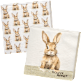 Servietten "Hase Hansi" (33x33 cm) BOLTZE
