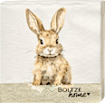 Servietten "Hase Hansi" (33x33 cm) BOLTZE