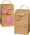 Geschenktaschen Küken im Ei/Küken, mini, hoch, NK veredelt Profissimo