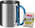 Tasse mit Karabinerhaken on tour  Profissimo