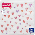 Servietten "Lovely Hearts" (33x33 cm)  Profissimo
